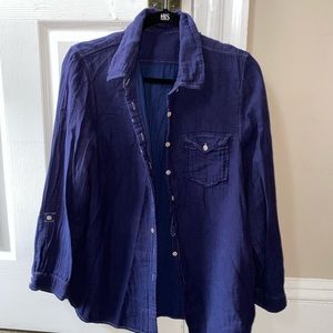 Abercrombie and Fitch Blue Button Down
